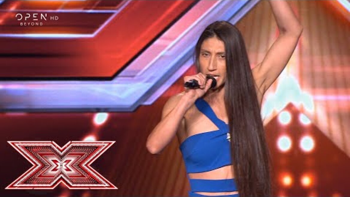 «Ρίξε στο κορμί μου σπίρτο» από την Δομνίκη Παπαδοπούλου | Auditions | X Factor Greece 2019