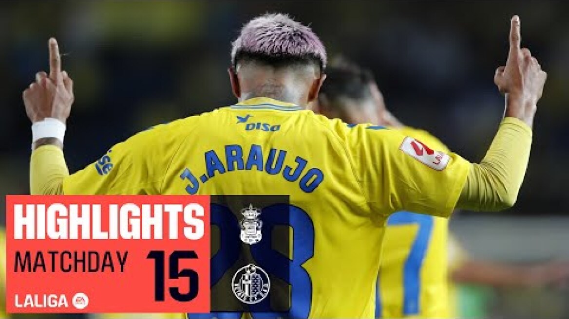 UD LAS PALMAS - GETAFE CF 2-0 | RESUMEN