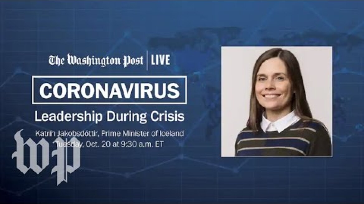 Iceland Prime Minister Katrín Jakobsdóttir on the coronavirus (Full Stream 10/20)