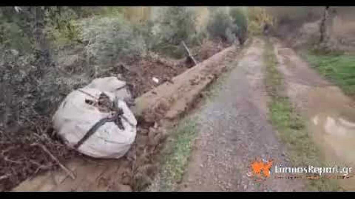 Καταστροφές μέσα στις λάσπες ο κάσπακας