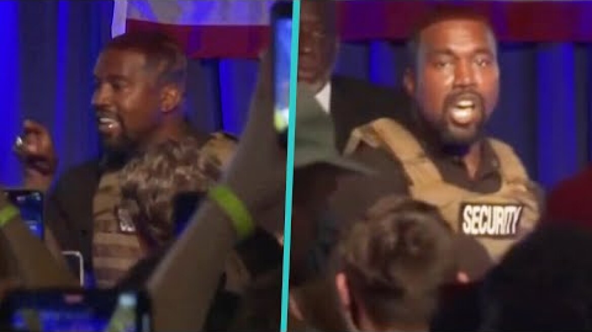 Kanye West’s Shocking Campaign Rally Speech