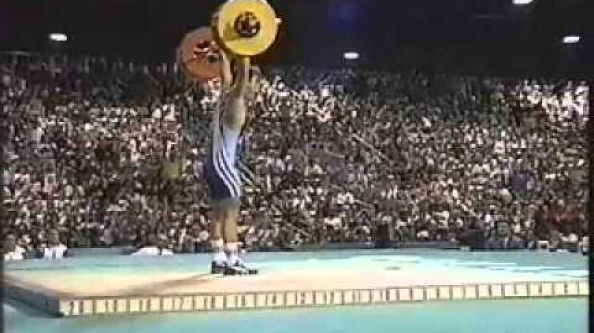 Πύρρος Δήμας ολυμπιονίκης (κάτσε κάτω απ' την μπάρα)