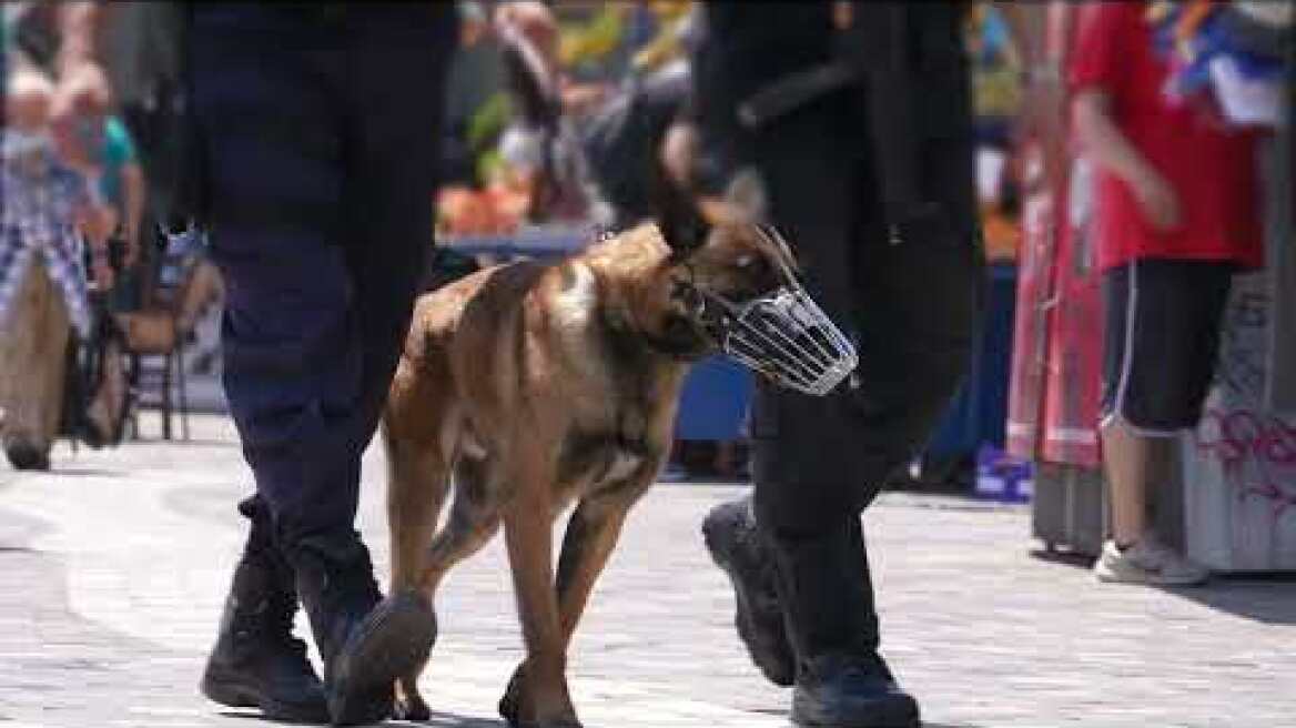 Επιχείρηση της Ελληνικής Αστυνομίας στο κέντρο της Αθήνας