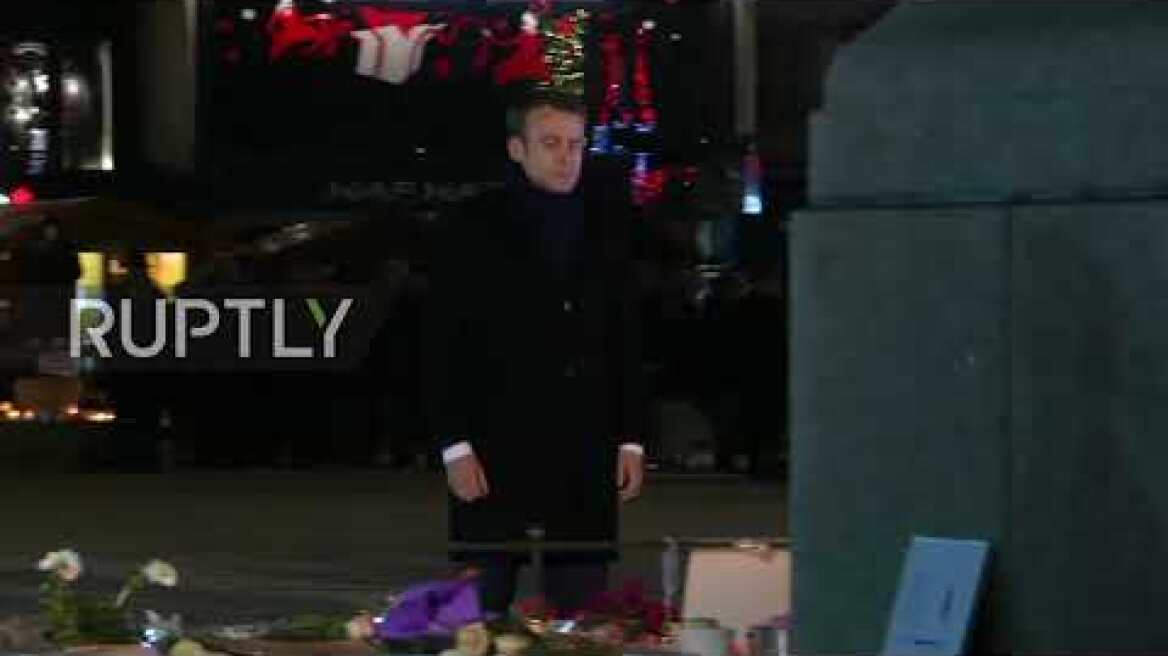 France: Macron visits reopened Christmas Market in Strasbourg
