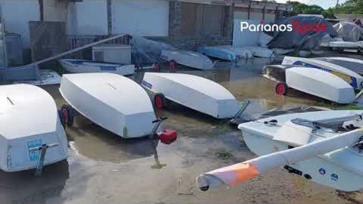 pparianostypos.gr: Πάρος: Απέραντη «λίμνη» έγινε ολόκληρη περιοχή