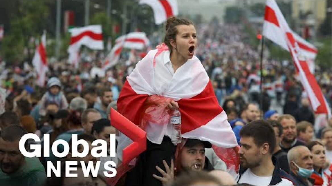 Belarus protesters march in Minsk despite government warning