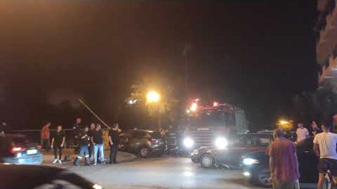 Λάρισα: Τροχαίο στη γέφυρα του Αλκαζάρ