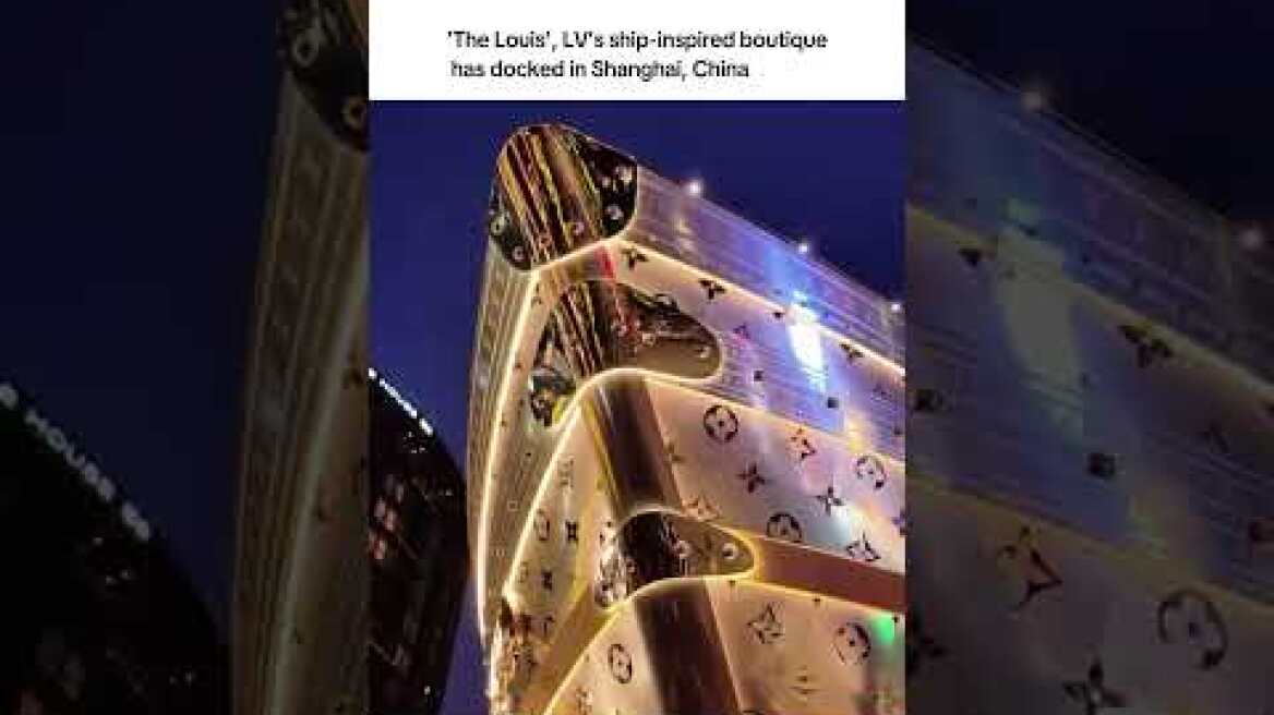 #lv #ships #luxury #shopping #retail #cruiseship #shanghai #china #chinanews #didyouknow #viral #fyp