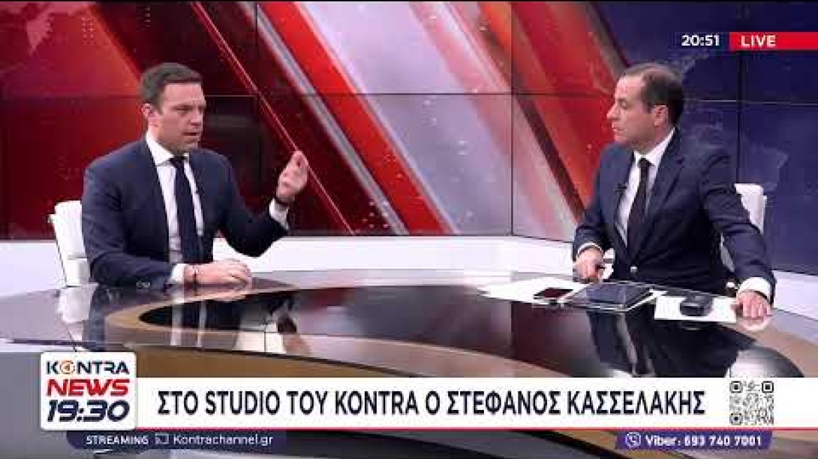 Συνέντευξη στο κεντρικό δελτίο ειδήσεων του Kontra