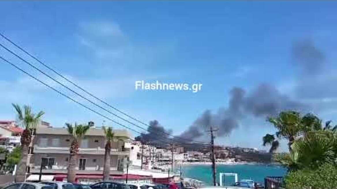 Ηράκλειο: Μεγάλη φωτιά σε ξενοδοχείο της Αγίας Πελαγίας!