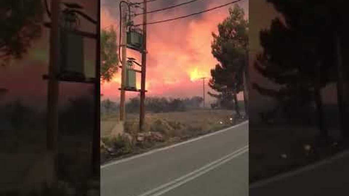 Φωτιά στο Κιοτάρι Ρόδου