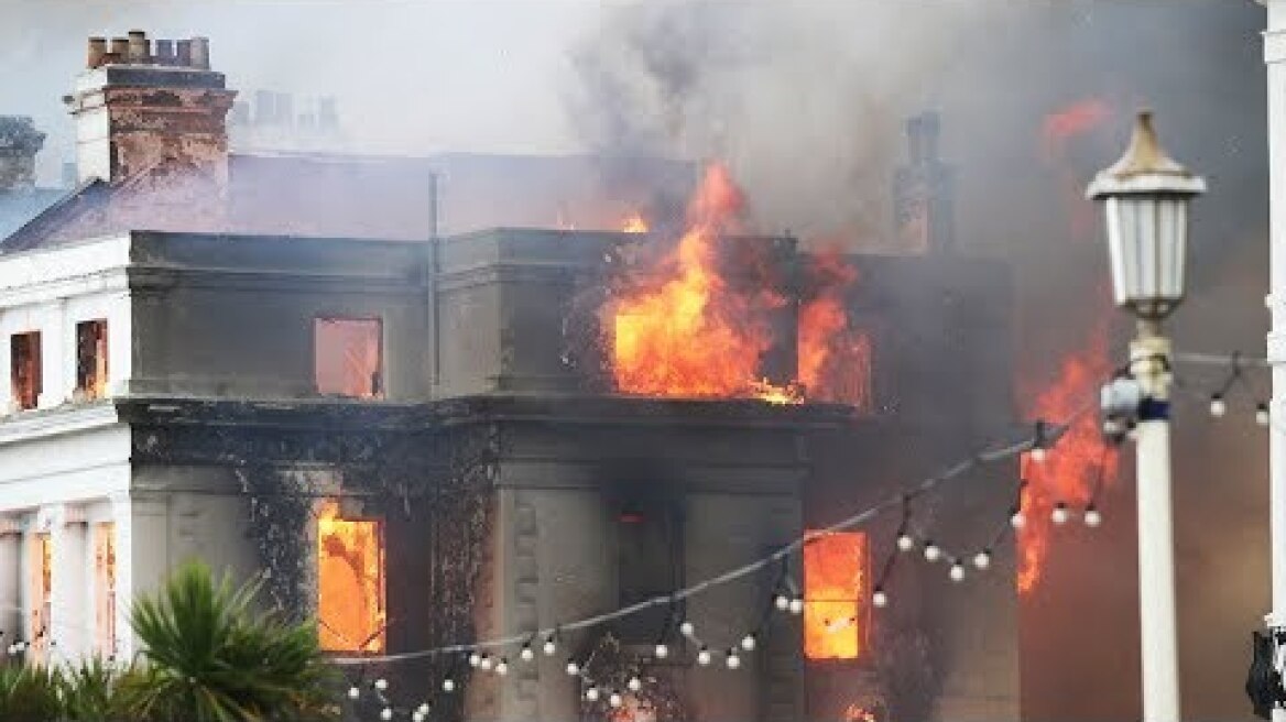 Eastbourne hotel evacuated after fire