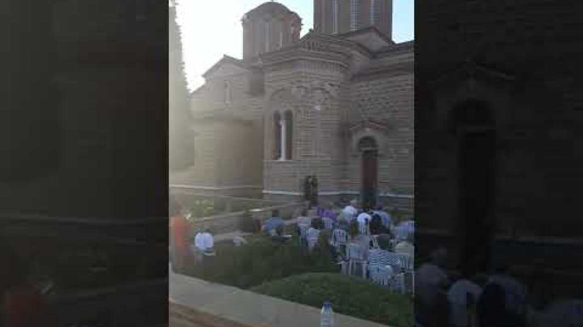 Πλήθη λαού στη Σουρωτή για τον Άγιο Παίσιο