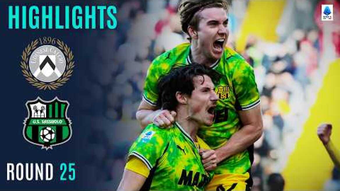 UDINESE-SASSUOLO | HIGHLIGHTS | A Comeback in Two Minutes | SERIE A 2025/26