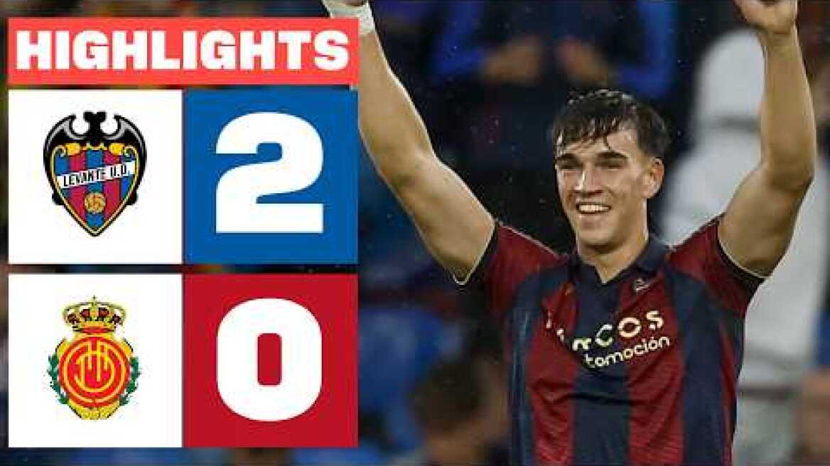 LEVANTE UD 2 - 0 RCD MALLORCA | RESUMEN LALIGA EA SPORTS