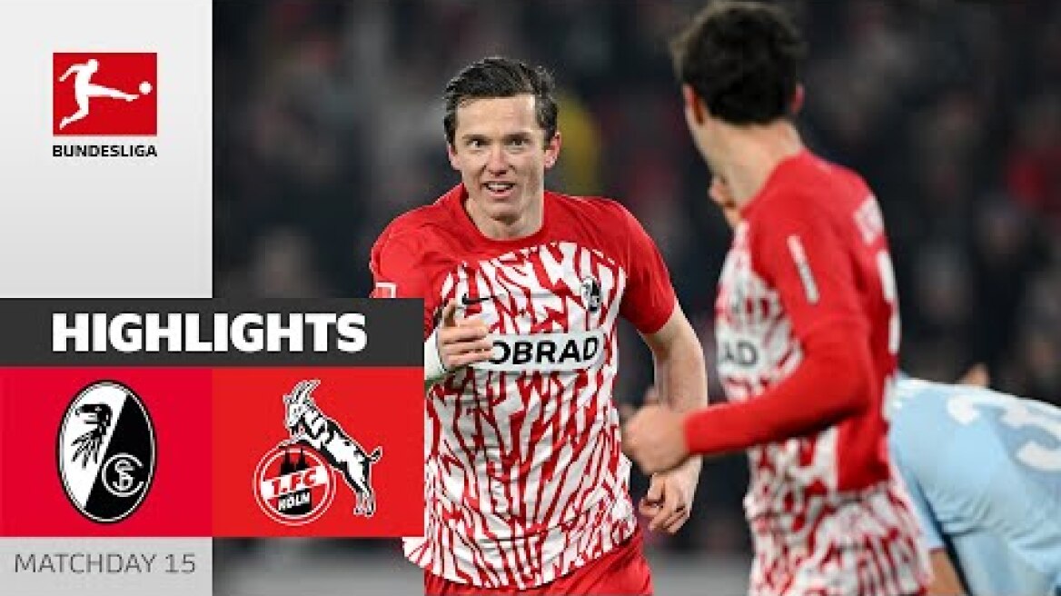 Freibungs Continues Winning Streak | SC Freiburg - FC Köln | Highlights | MD 15 – Bundesliga 23/24