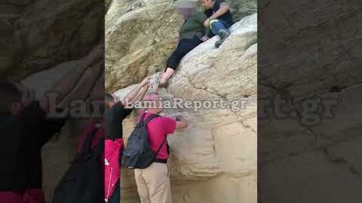 LamiaReport.gr: Επιχείρηση διάσωσης μεταναστών στην Κάρυστο