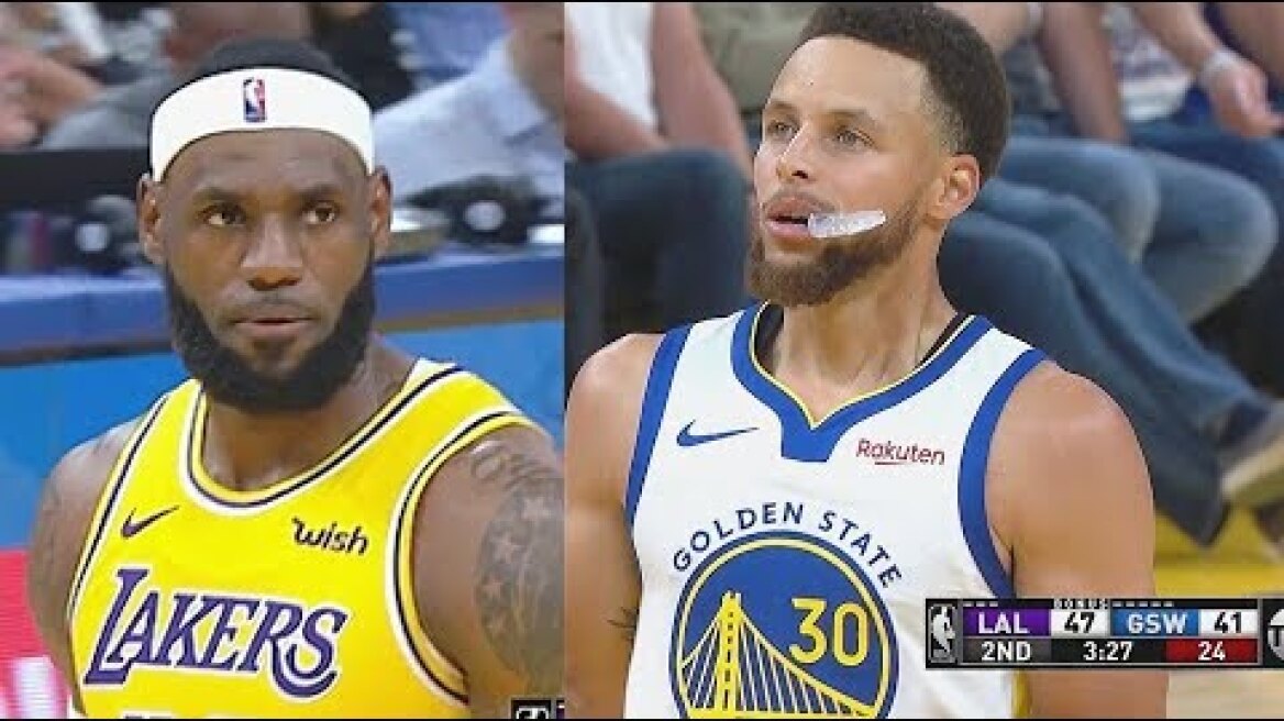 Lakers vs Warriors Full Game Highlights! 2019 NBA Preseason