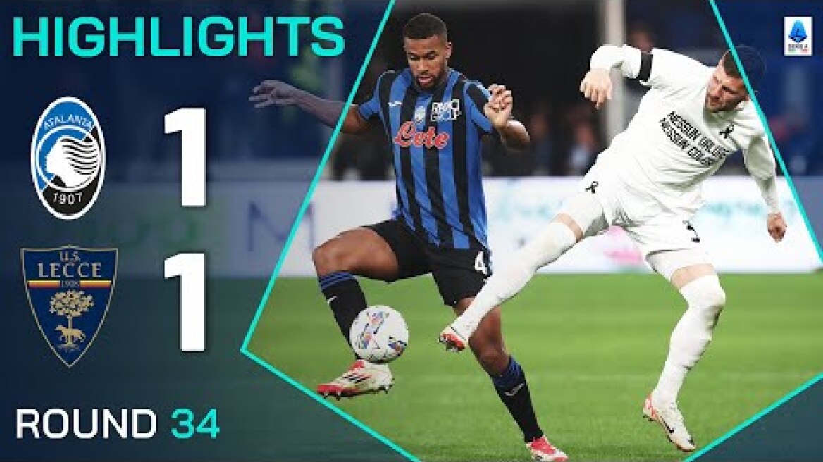 ATALANTA-LECCE 1-1 | HIGHLIGHTS | Both Sides Score Penalty In Draw | Serie A 2024/25