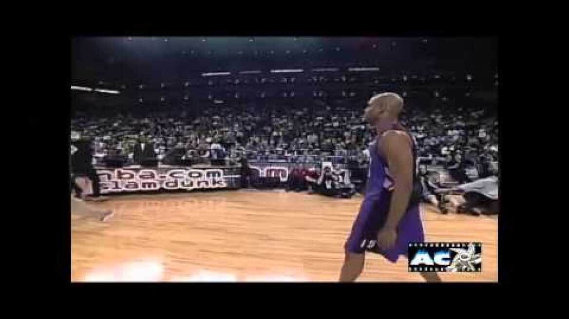 Vince Carter's Arm in rim dunk - 2000 Slam Dunk Contest
