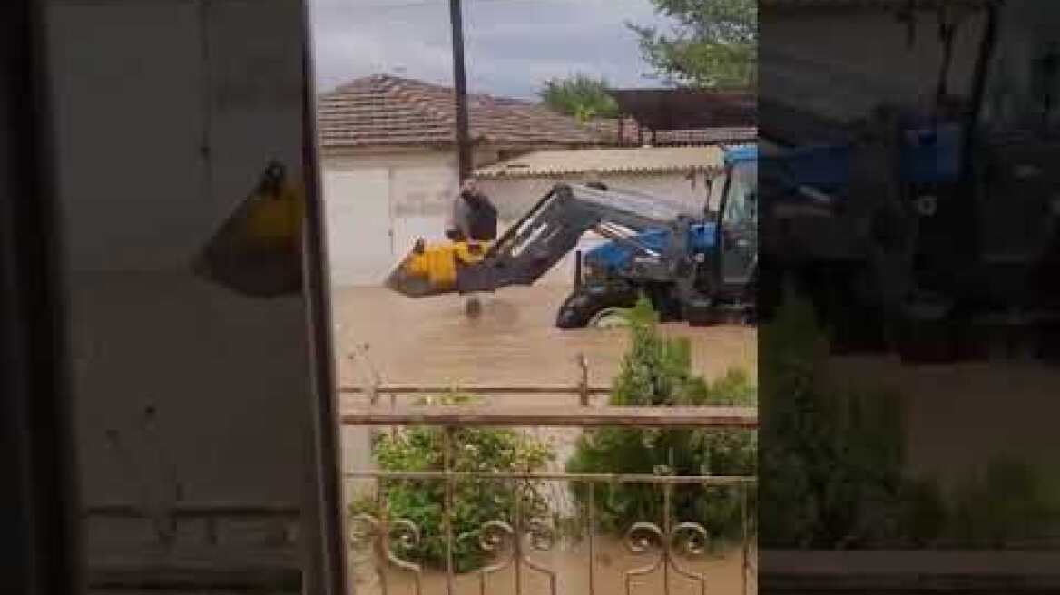Πλημμύρες στο Σωτήριο Λάρισας