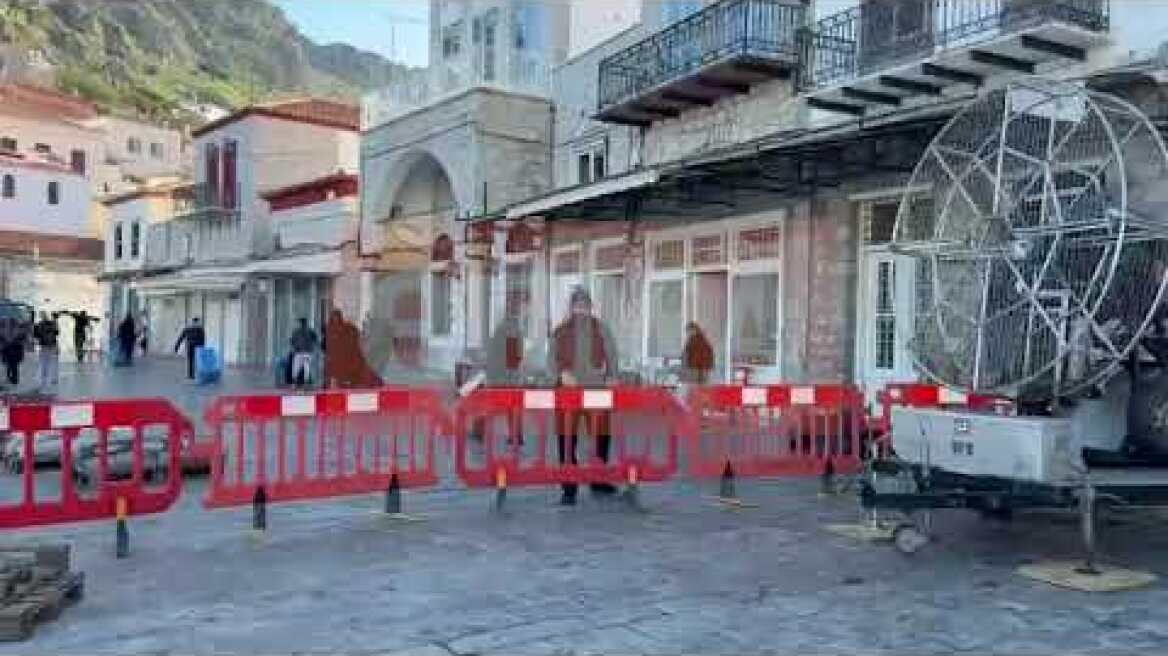 Συνεχίζονται τα γυρίσματα στην Ύδρα με τον Μπραντ Πιτ (2)