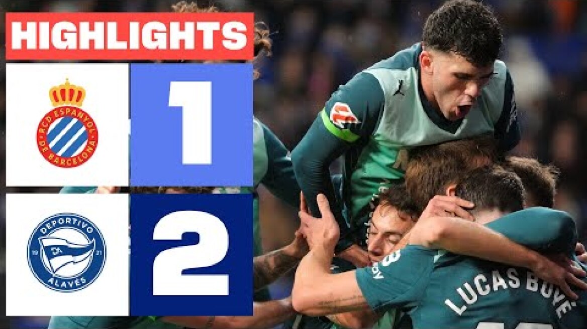 RCD ESPANYOL 1 - 2 DEPORTIVO ALAVÉS | RESUMEN LALIGA EA SPORTS