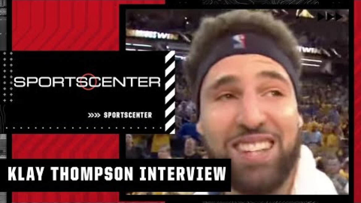Klay Thompson emotional after opportunity to play in NBA Finals for first time since injury