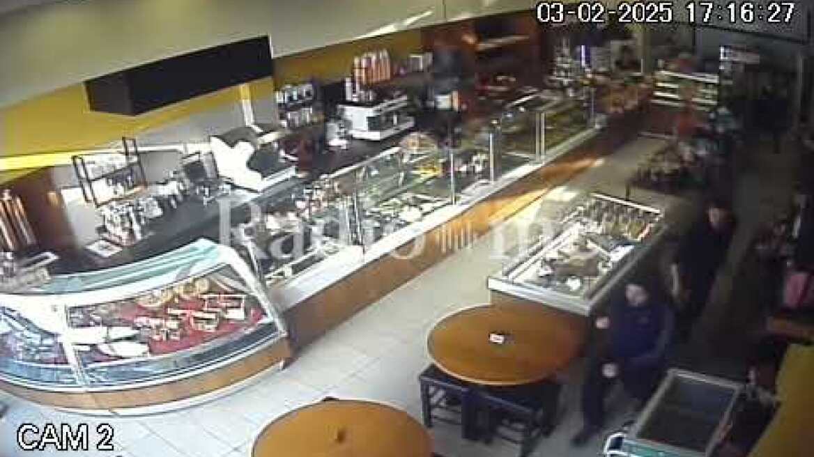 Αποκλειστικό video ληστείας με μαχαίρι στις Αρχάνες