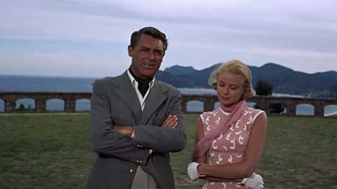 To Catch a Thief (1955)  Grace Kelly & Cary Grant Walking Scene