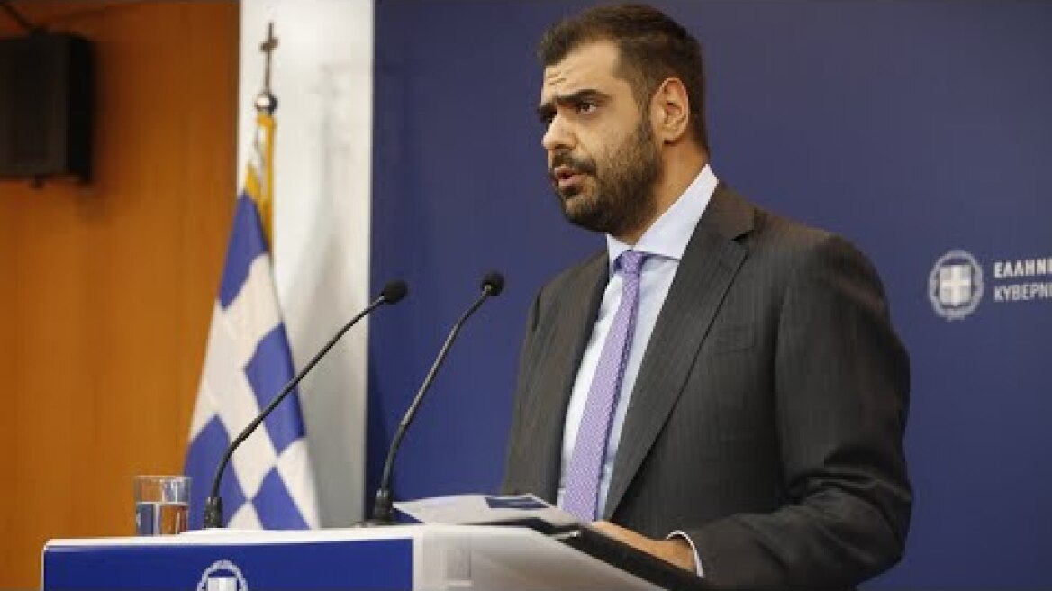 Eνημέρωση πολιτικών συντακτών από τον Κυβερνητικό Εκπρόσωπο Παύλο Μαρινάκη