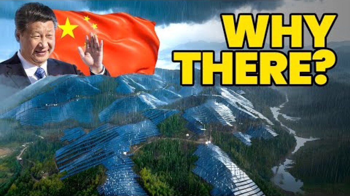 Κίνα: Απόκοσμες εικόνες, «έντυσαν» ολόκληρα βουνά με φωτοβολταϊκά, δείτε βίντεο China Just Turned a Mountain Range Into a Solar Farm