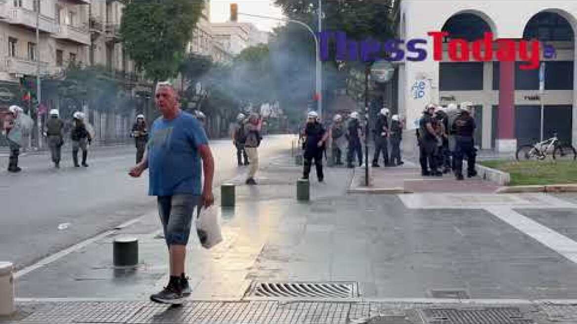 Επεισόδια μικρής έκτασης στην Αριστοτελους