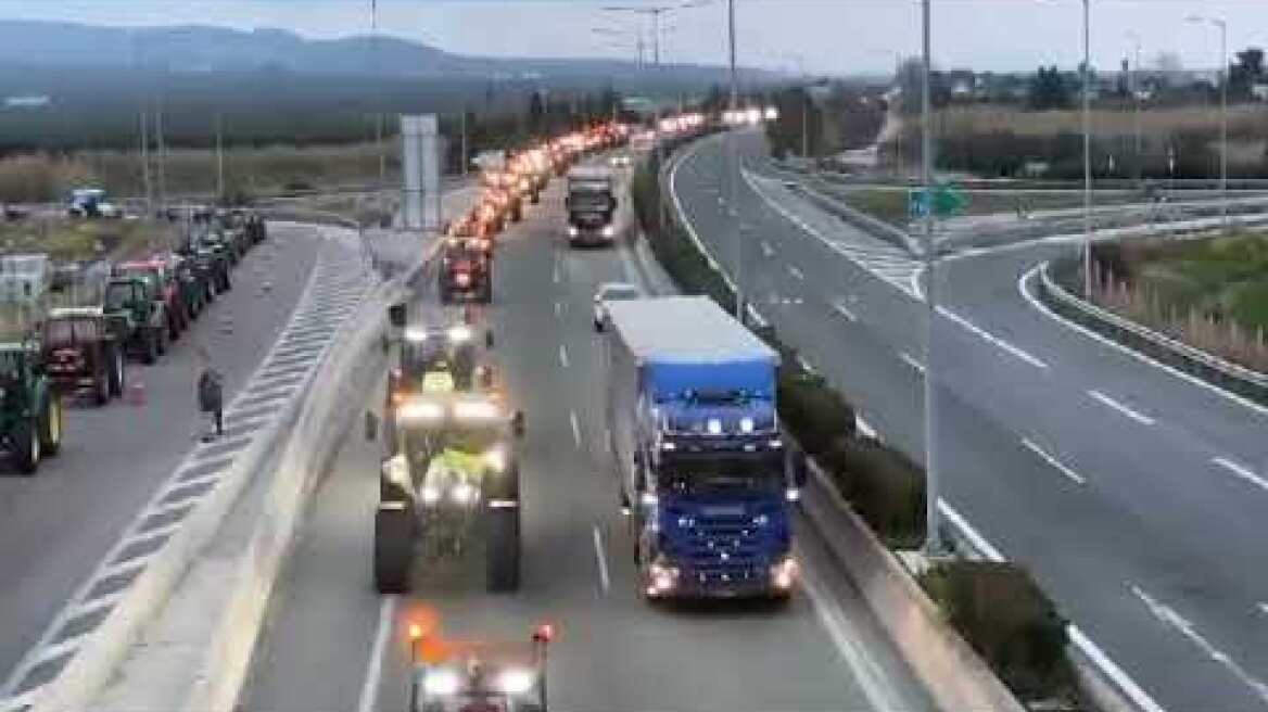 Η κάθοδος των αγροτών προς την Αθήνα