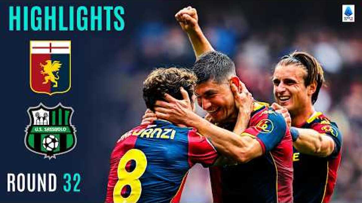 Late Winner in Genoa! | GENOA-SASSUOLO | HIGHLIGHTS | Serie A 2025/26