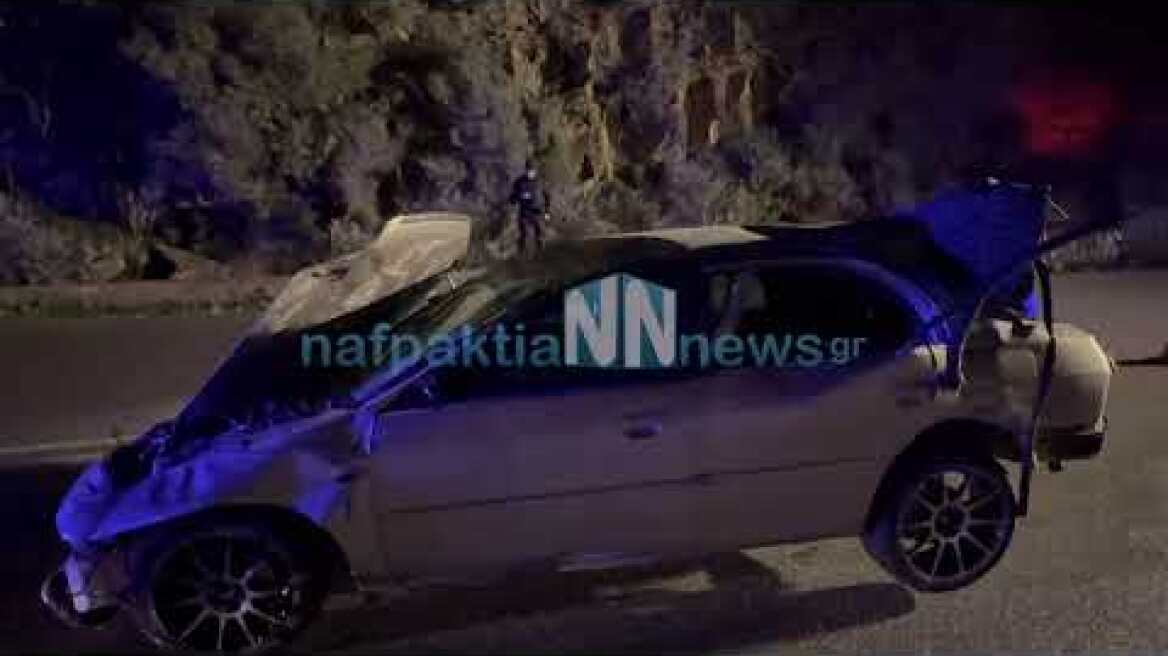 Σοβαρο Τροχαίο στο Ευηνοχώρι με δύο τραυματίες