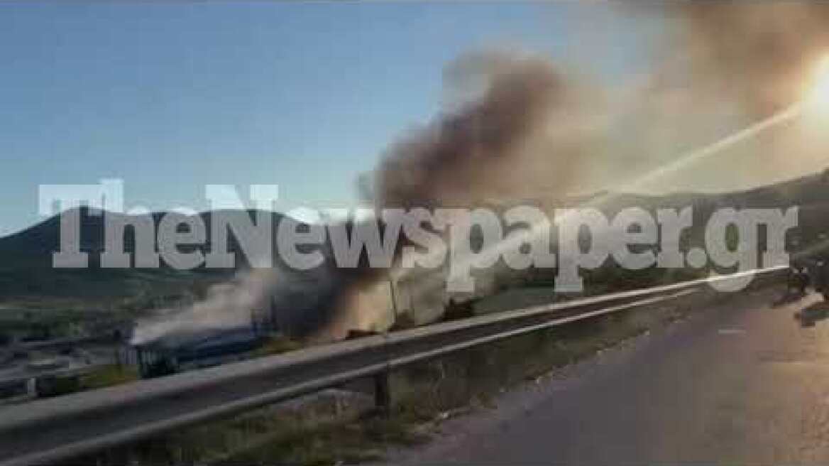 Φωτιά σε βιομηχανία του Βόλου