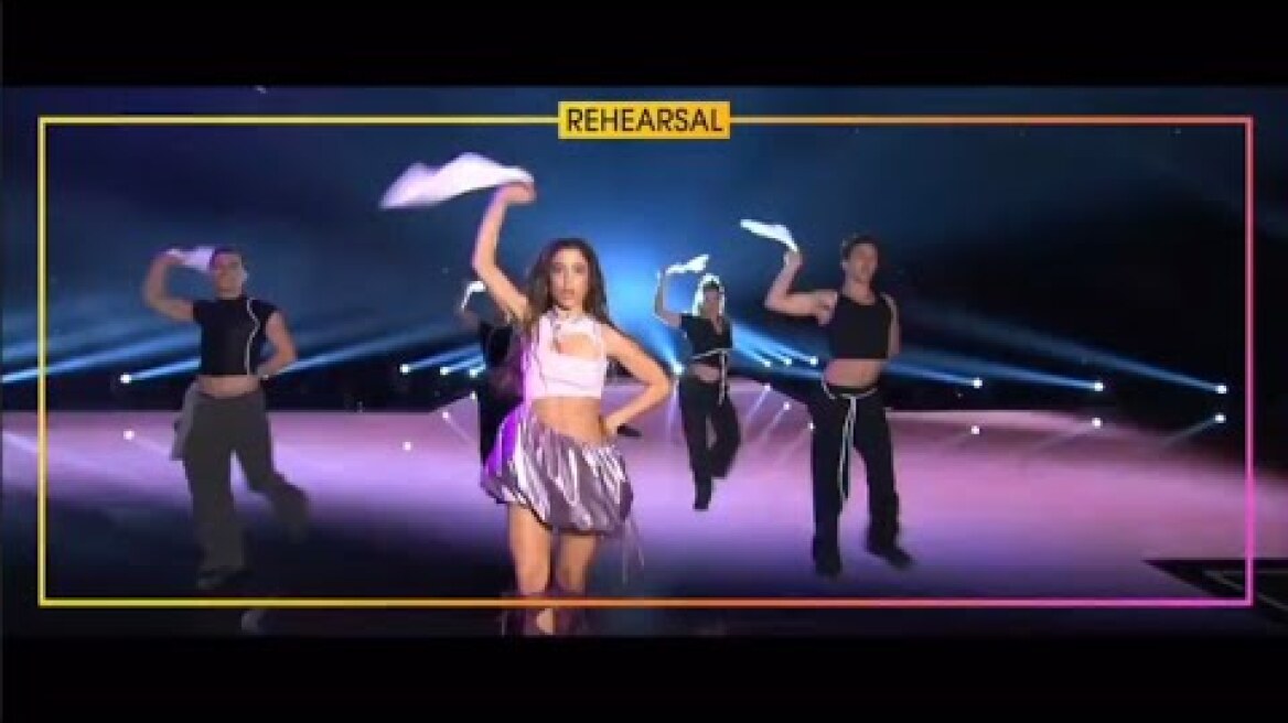 CLIP 🇬🇷 2nd Rehearsal - Marina Satti - ZARI @ Greece Eurovision 2024