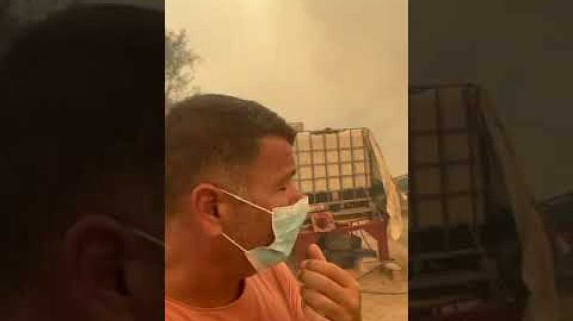 Έχουν κυκλώσει τον οικισμό Νέα Ζωή Μάνδρας οι φλόγες