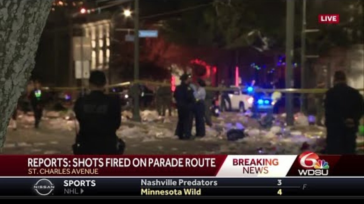 Four people shot during Bacchus parade in New Orleans