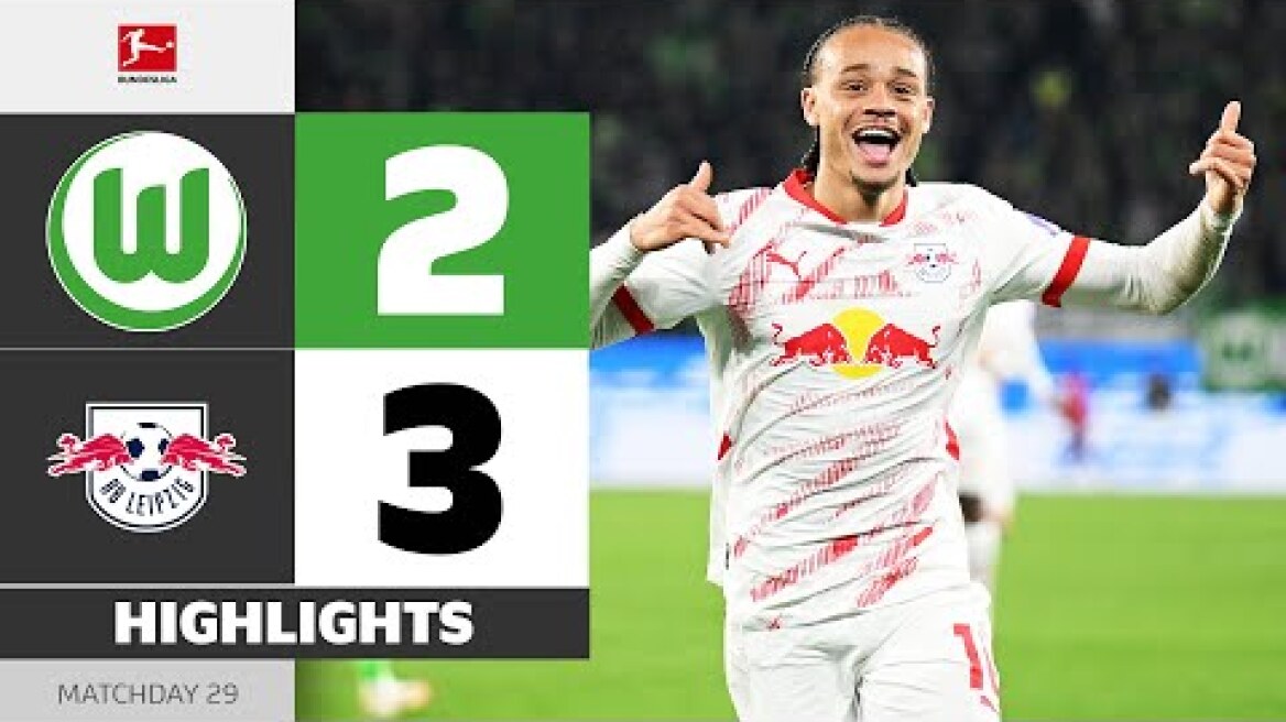 Leipzig Jump To UCL Spot! | VFL WOLFSBURG - RB LEIPZIG | Highlights | Matchday 29 Bundesliga 2024/25