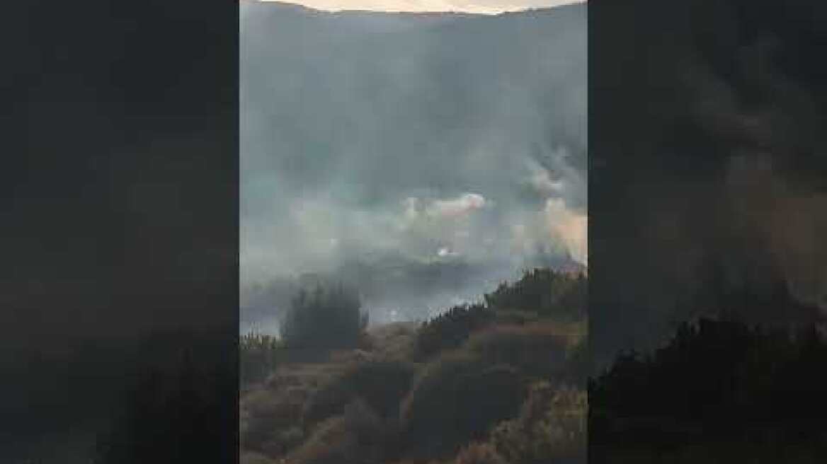 Μεγάλη φωτιά στη Λιβάδα Χανίων