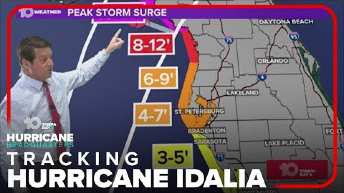 Tracking the Tropics: Hurricane Idalia's winds reach 90 mph in Gulf of Mexico (3 p.m. Tuesday)