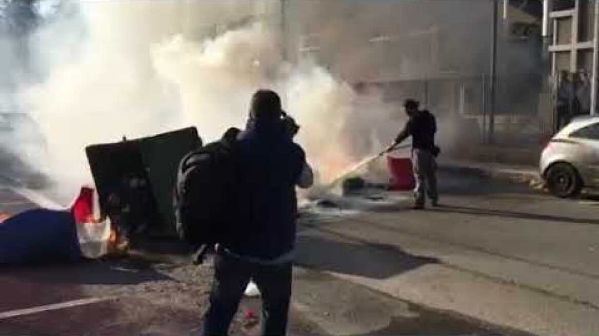 Φωτιές στην οδό Αγησιλάου