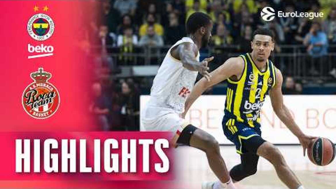 The Streak ROLLS ON | Fenerbahçe - Monaco | R30 BASKETBALL HIGHLIGHTS 2025-26