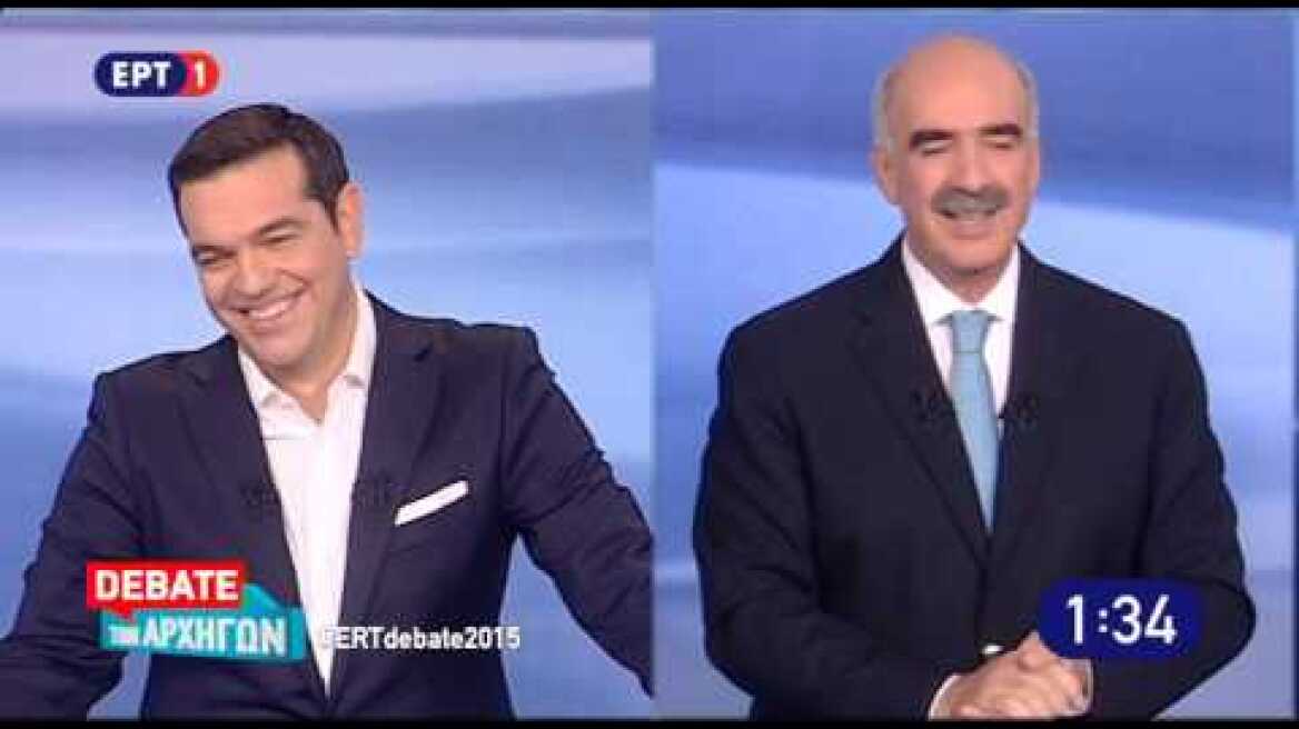 Debate 2015 - Ο Μειμαράκης κονταίνει τον Τσίπρα