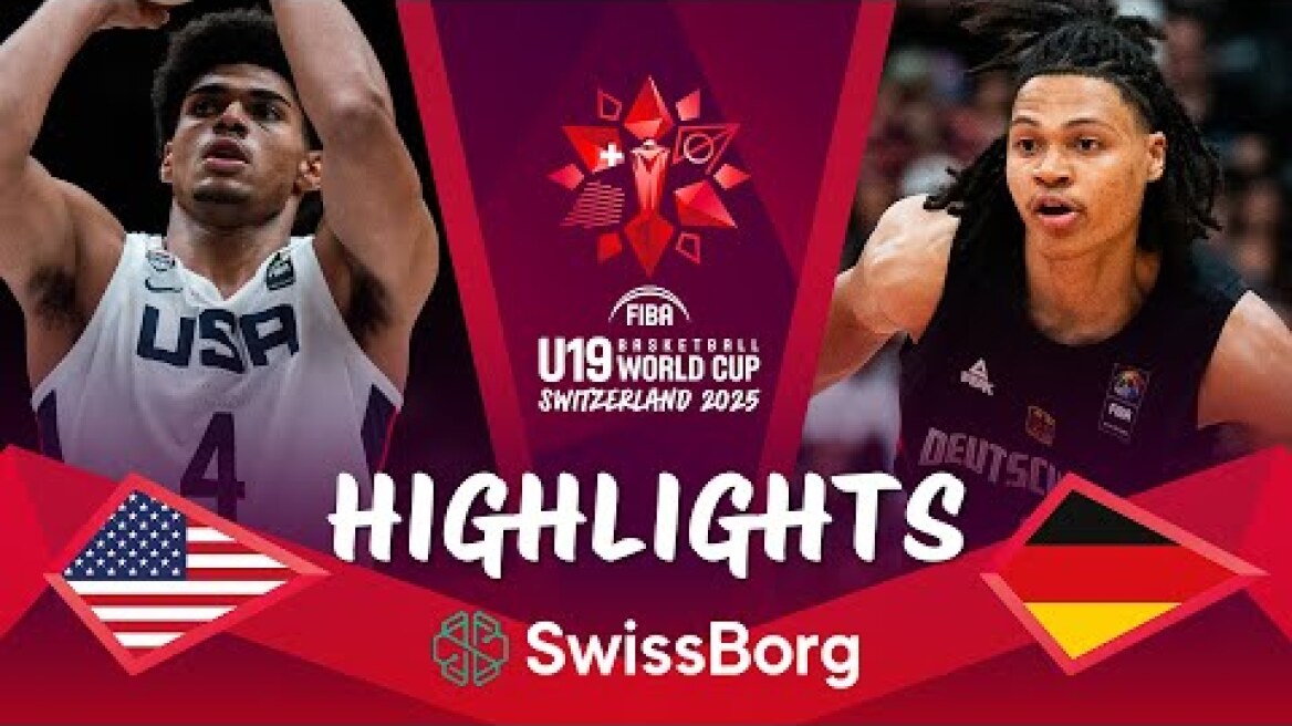 United States 🇺🇸 vs Germany 🇩🇪 | Final Game | Highlights | FIBA U19 Basketball World Cup 2025