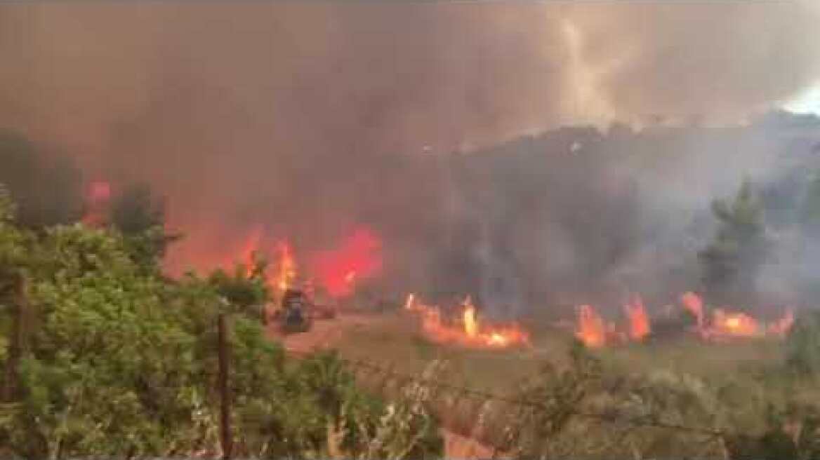 Μεγάλο το μέτωπο στον Άγιο Στέφανο