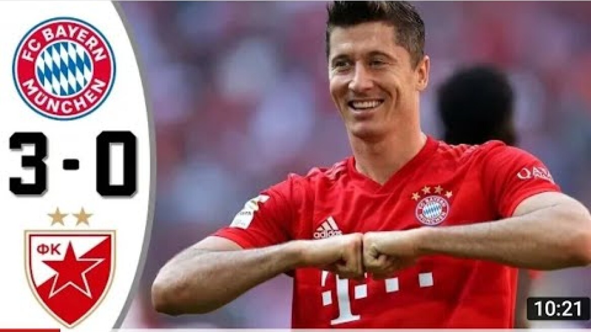 Bayern Munich vs Red Star 3-0 Goals & Highlights  - UCL 18/09/2019 HD