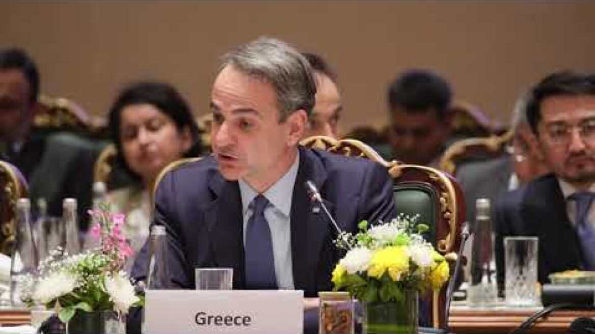 Ο Κυριάκος Μητσοτάκης στο «AI Impact Summit» που διεξάγεται στο Νέο Δελχί